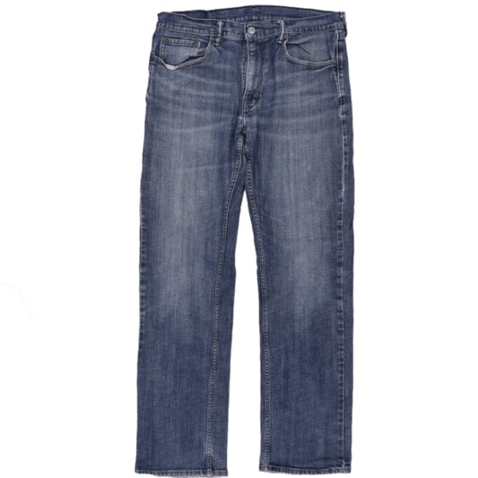 Levi's 551Z Authentic Straight Fit Jeans Blue W34 L34 Cotton Vintage