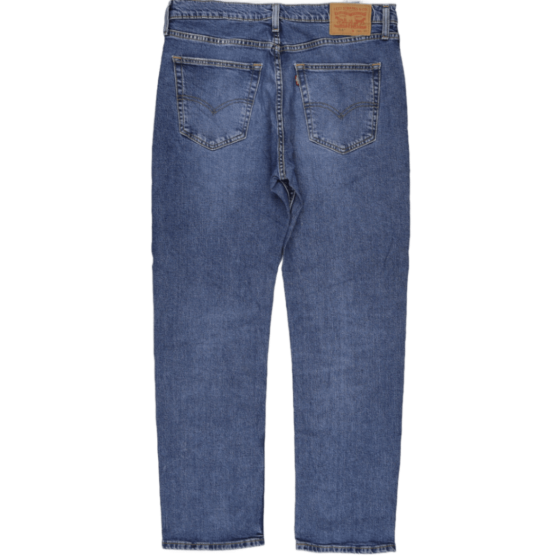 Levi's 514 Straight Fit Blue Jeans W34 L32 Cotton Men's Trousers