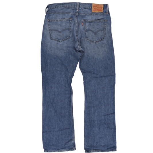 Levi's 527 Slim Bootcut Jeans Blue W33 L32 Cotton Men's