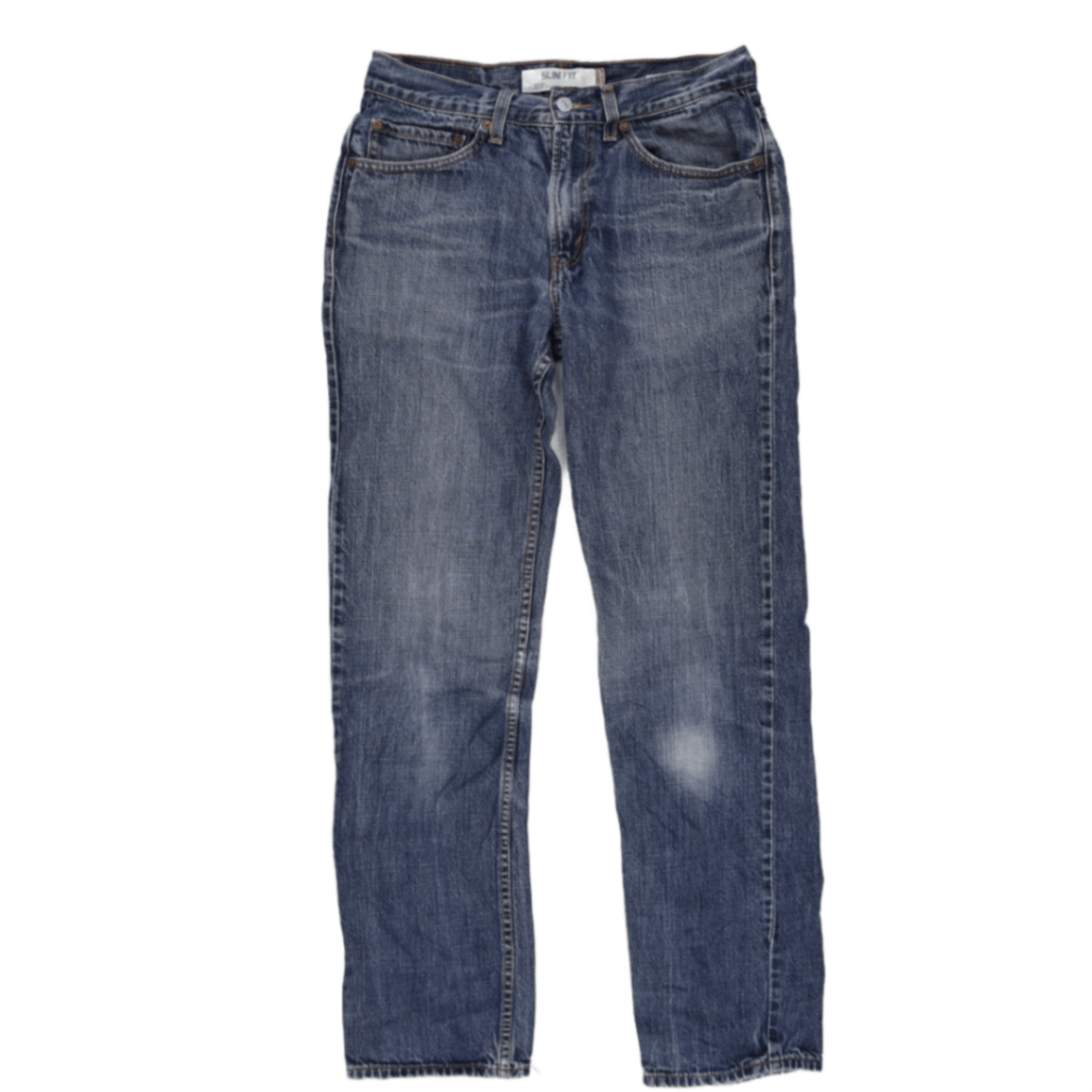Levi's 512 Slim Fit Jeans Blue W31 L34 Cotton Denim