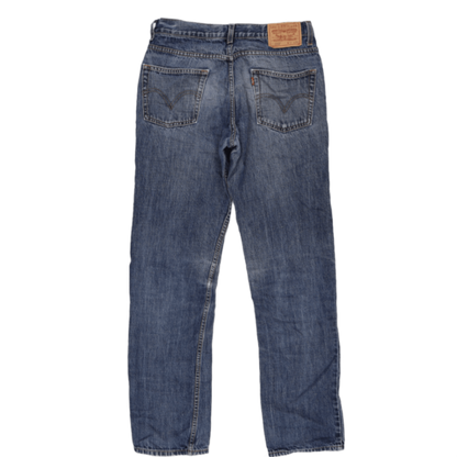 Levi's 512 Slim Fit Jeans Blue W31 L34 Cotton Denim