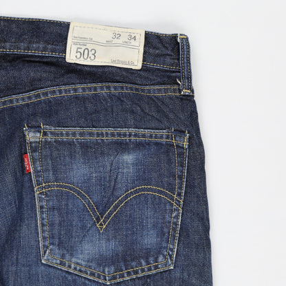 Levi's 503 Men's Vintage Blue Jeans W32 L34 100 Cotton Classic Fit