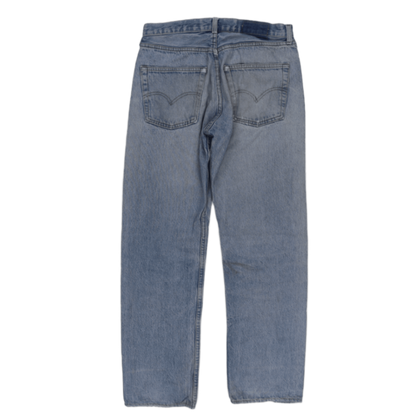 Levi's 501 Vintage Light Blue Denim Jeans W32 L30 Cotton Straight Leg