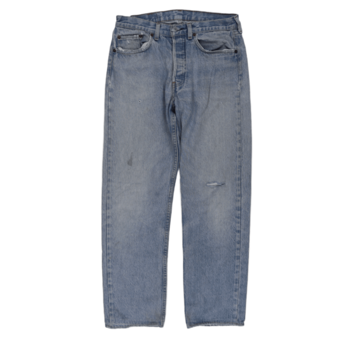 Levi's 501 Vintage Light Blue Denim Jeans W32 L30 Cotton Straight Leg