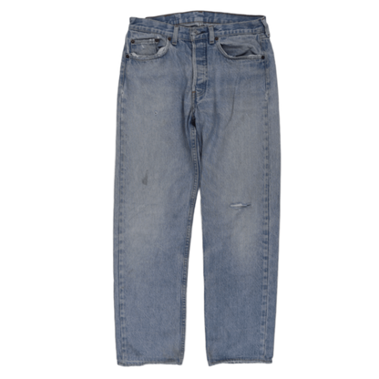 Levi's 501 Vintage Light Blue Denim Jeans W32 L30 Cotton Straight Leg