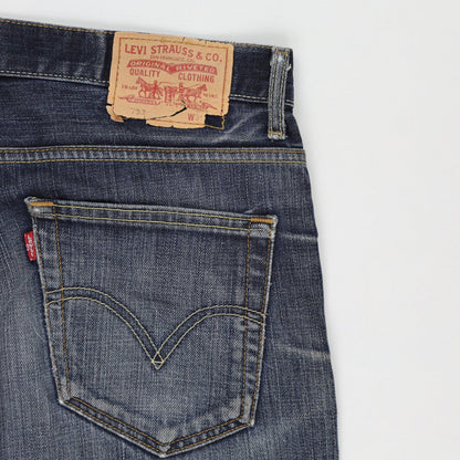Levi's 511 Slim Fit Blue Jeans W34 L32 100 Cotton