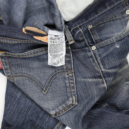 Levi's 511 Slim Fit Blue Jeans W34 L32 100 Cotton
