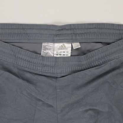 adidas Grey Track Trousers Men Size M Polyester 77 Inseam
