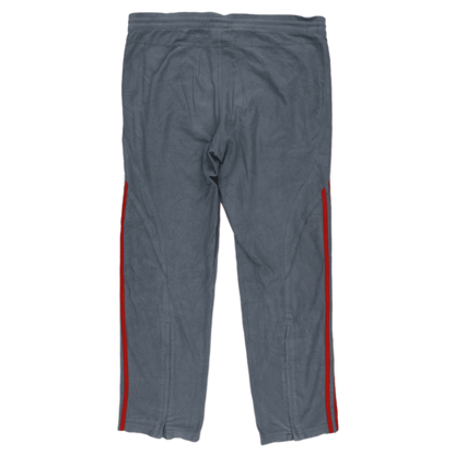 adidas Grey Track Trousers Men Size M Polyester 77 Inseam