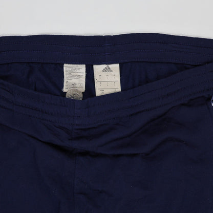 adidas Navy Blue Track Bottoms Large Polyester Men's Trousers