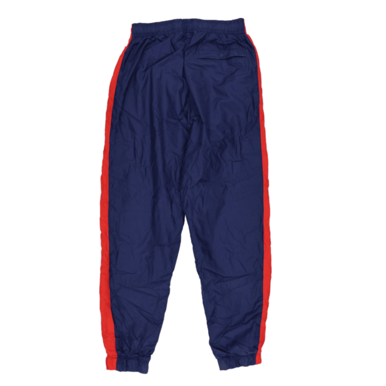 Nike Vintage Track Pants Navy Blue Red Small 75 cm Inseam Nylon