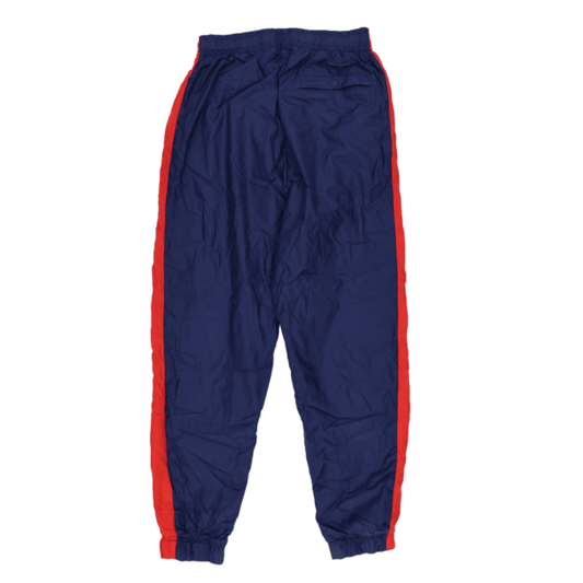 Nike Vintage Track Pants Navy Blue Red Small 75 cm Inseam Nylon