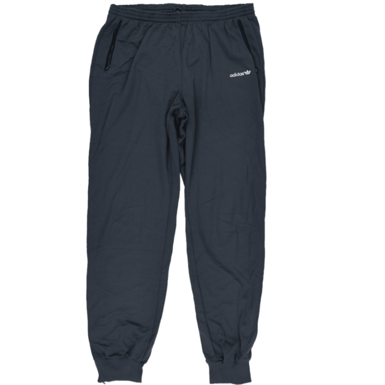 adidas Originals Navy Casual Joggers Medium 76 cm Inseam 38 cm Waist Cotton Blend