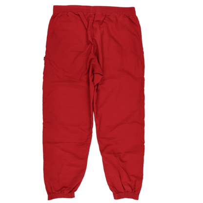 Adidas Red Vintage Track Trousers Large 42 Waist 76 Inseam Polyester