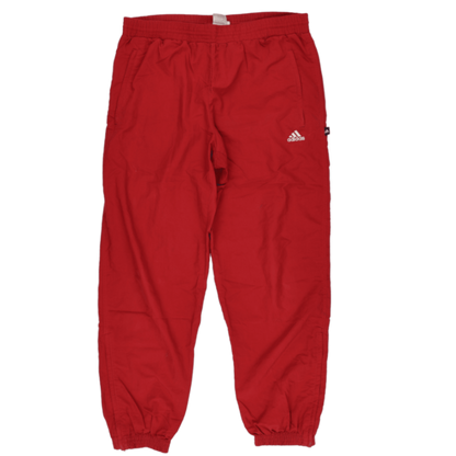 Adidas Red Vintage Track Trousers Large 42 Waist 76 Inseam Polyester