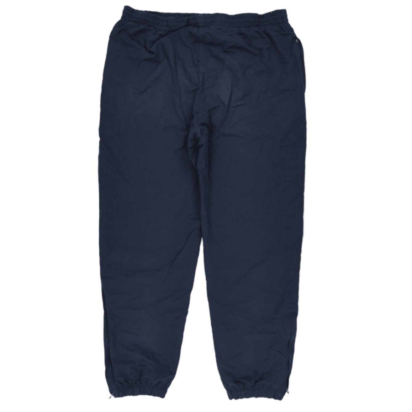 Reebok Navy Blue Tracksuit Bottoms Large Polyester Blend Vintage Joggers