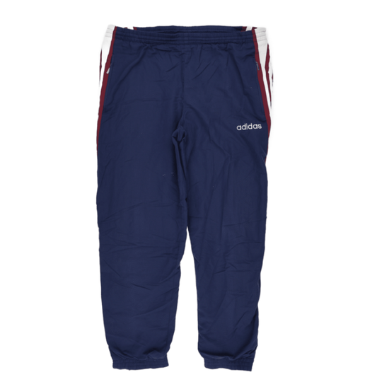 Adidas Track Pants Navy Blue Medium Polyester 75 cm Inseam 38 cm Waist Size