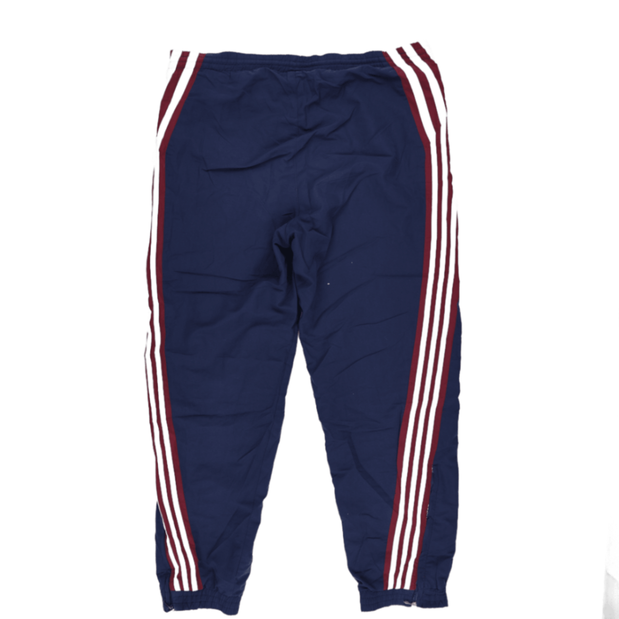 Adidas Track Pants Navy Blue Medium Polyester 75 cm Inseam 38 cm Waist Size