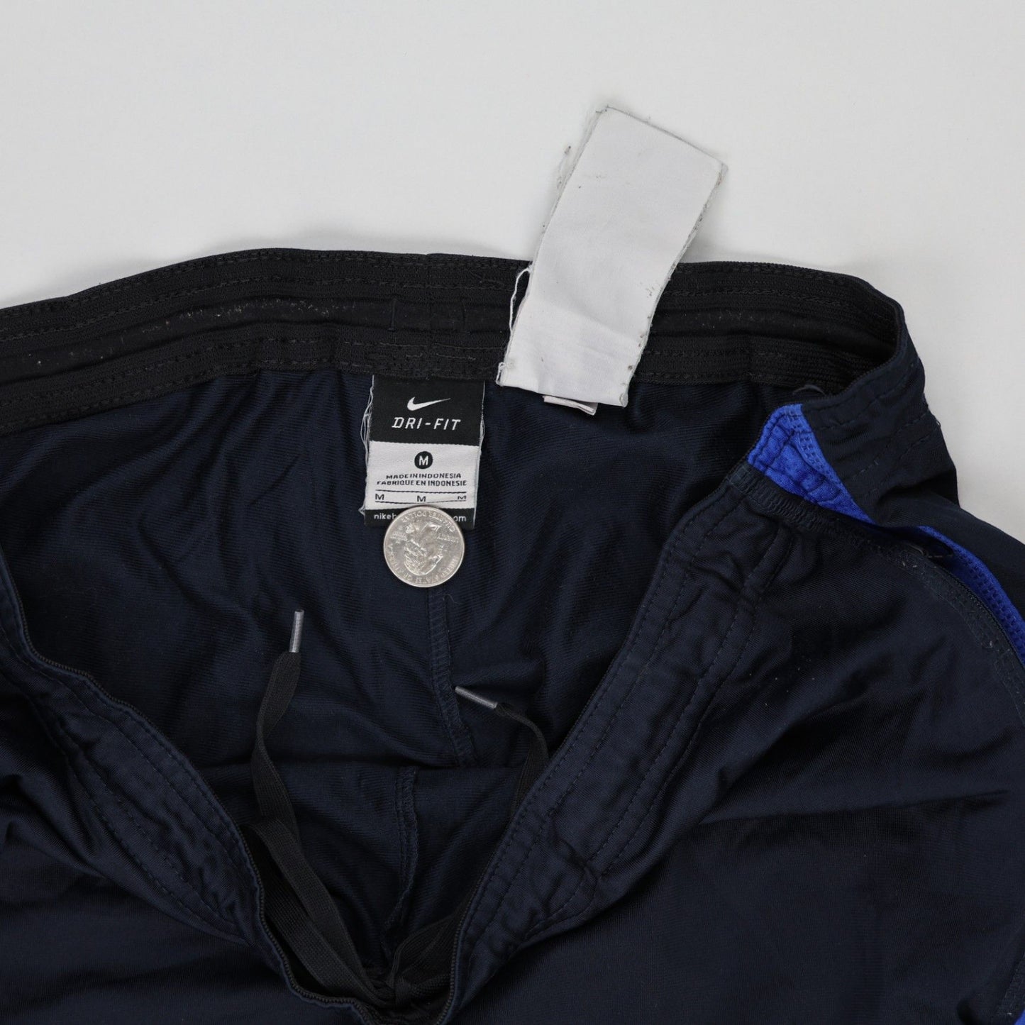 Nike Dri-FIT France Football Track Pants Navy Blue Medium Polyester