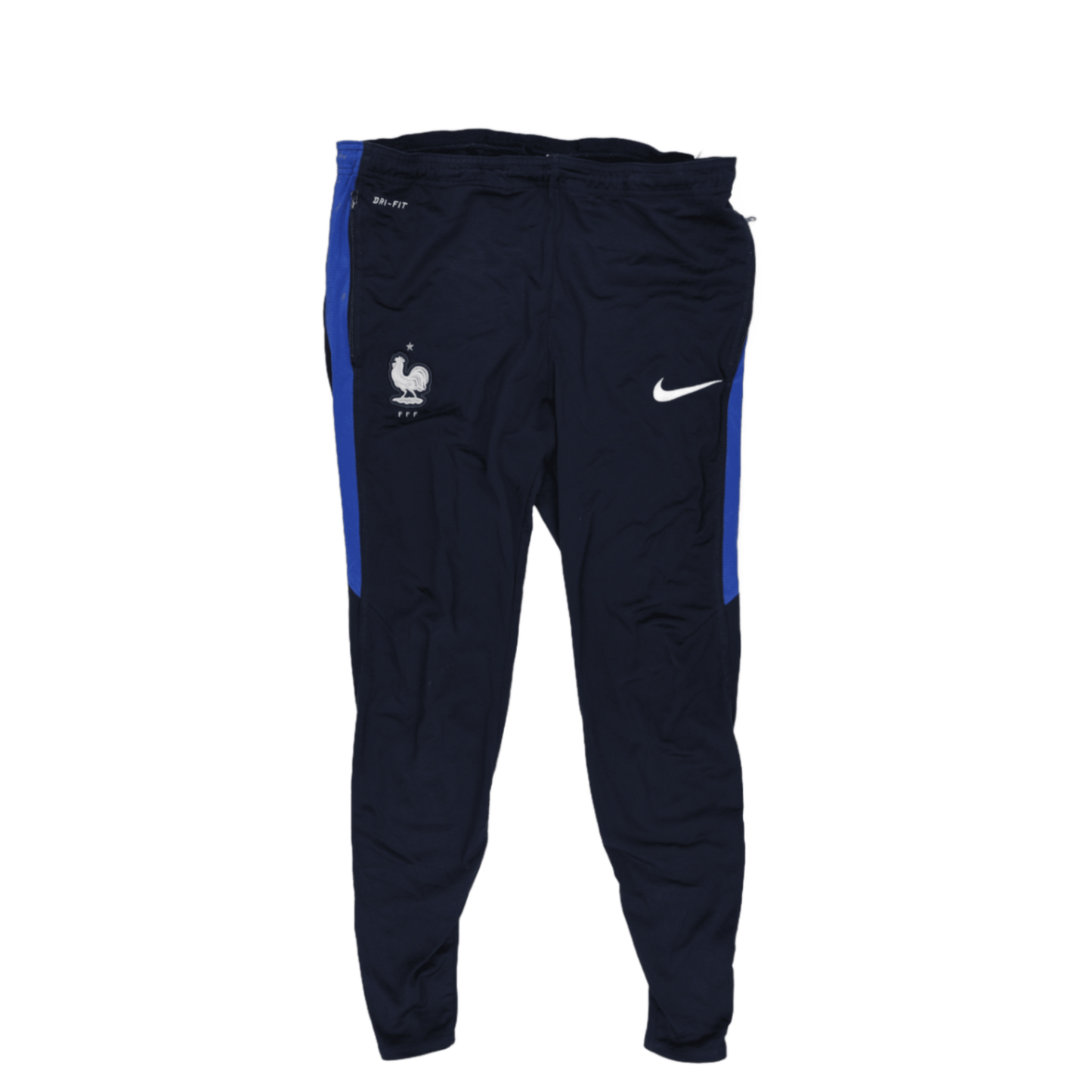 Nike Dri-FIT France Football Track Pants Navy Blue Medium Polyester