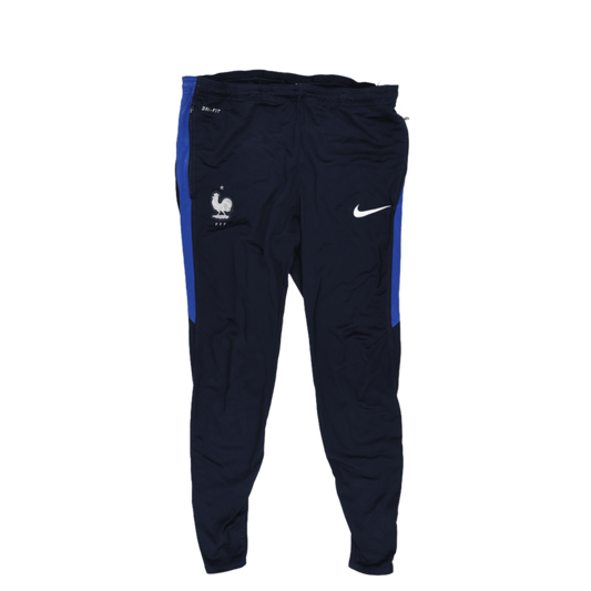 Nike Dri-FIT France Football Track Pants Navy Blue Medium Polyester