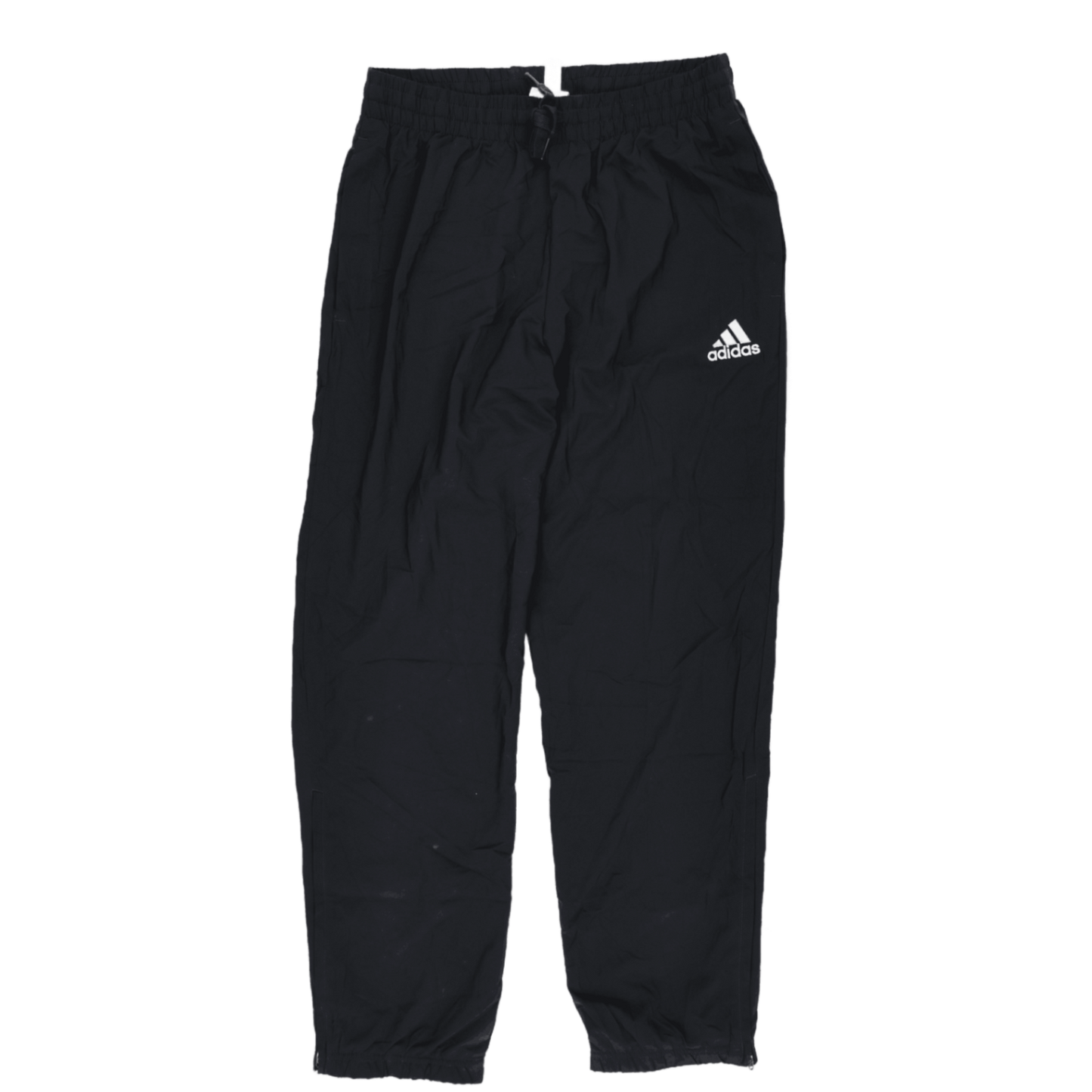 adidas Primeblue Black Track Pants Large 78cm Inseam 44cm Waist Polyester Mens