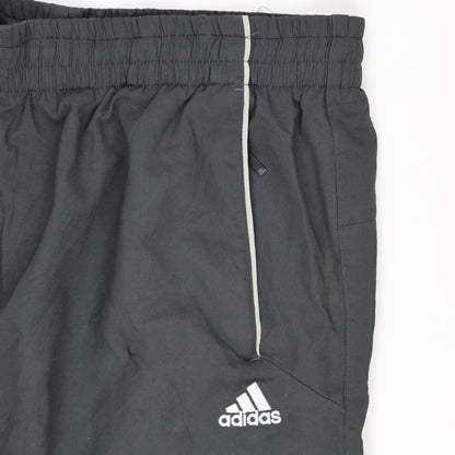 adidas Black Track Pants Large Polyester Men's Trousers