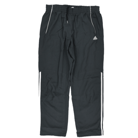 adidas Black Track Pants Large Polyester Men's Trousers