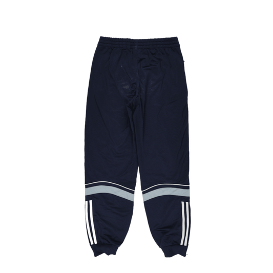 adidas Navy Blue Track Pants Large 76cm Inseam 42cm Waist Polyester