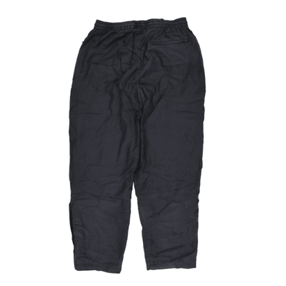 Nike Black Nylon Track Pants Men's Size Medium 79cm Inseam 38cm Waist