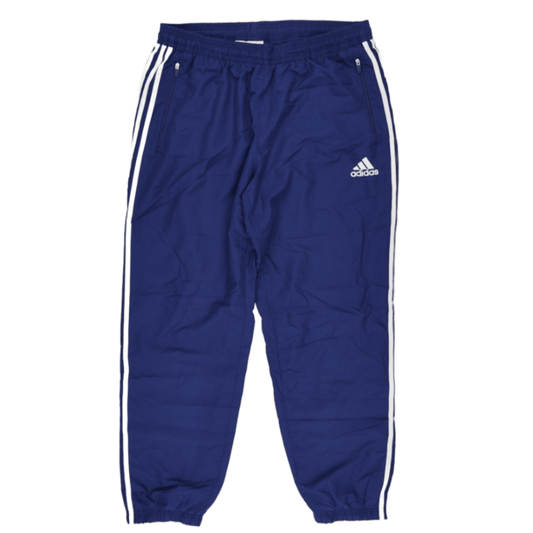 adidas Vintage Blue Track Pants XL 77cm Inseam Polyester Men's Clothing