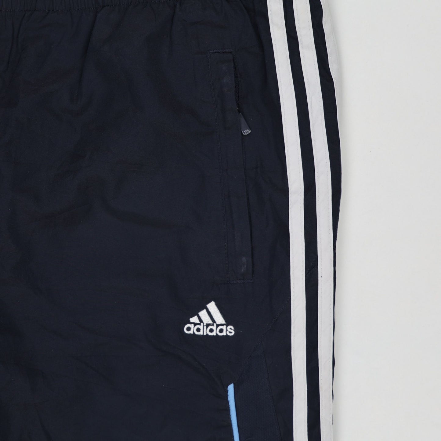 adidas Clima365 Navy Blue Track Pants Large 36 in Waist 32 in Inseam Polyester