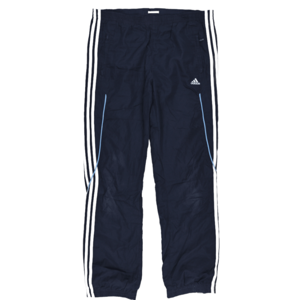 adidas Clima365 Navy Blue Track Pants Large 36 in Waist 32 in Inseam Polyester