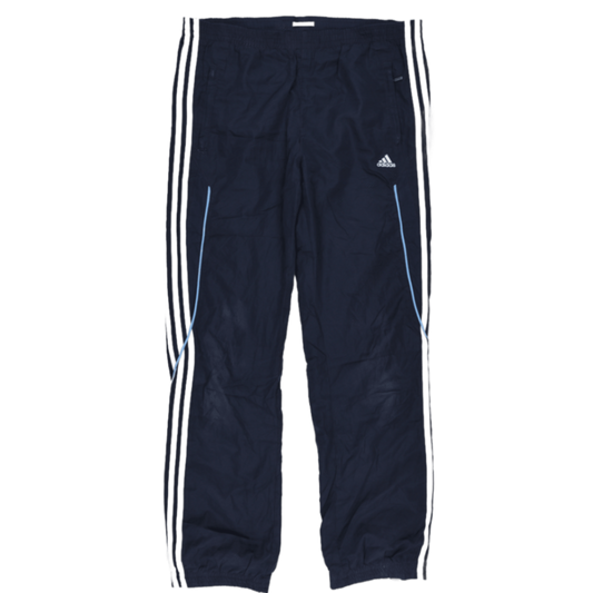 adidas Clima365 Navy Blue Track Pants Large 36 in Waist 32 in Inseam Polyester