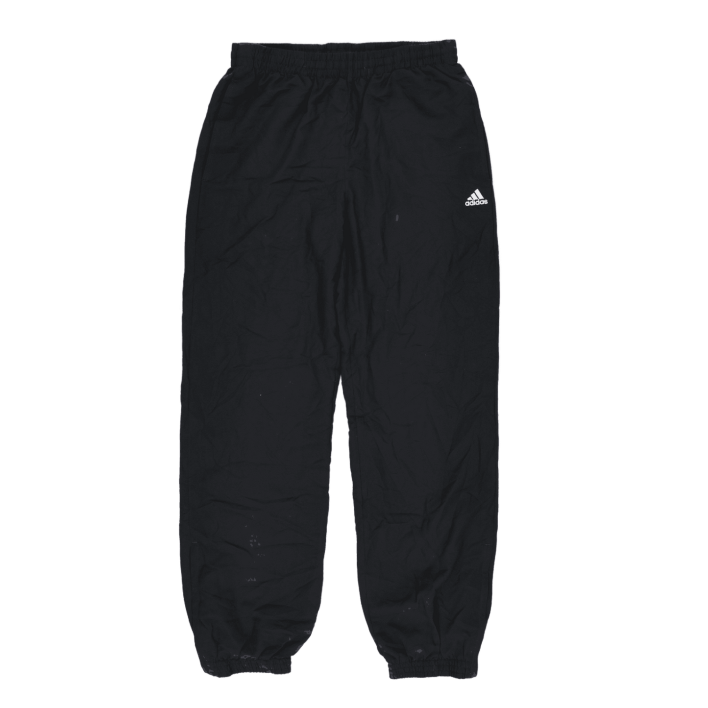 adidas Black Track Trousers Large Youth 76 cm Inseam 76-82 cm Waist Polyester