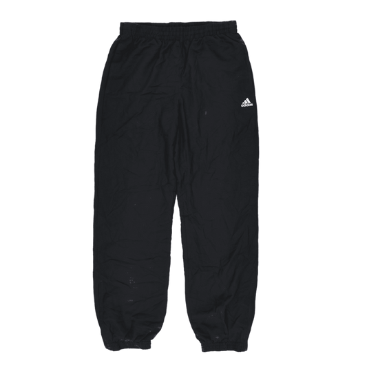 adidas Black Track Trousers Large Youth 76 cm Inseam 76-82 cm Waist Polyester