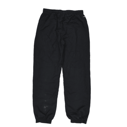 adidas Black Track Trousers Large Youth 76 cm Inseam 76-82 cm Waist Polyester