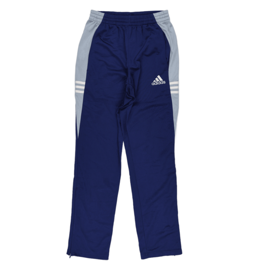 adidas Navy Blue Track Pants Large 38 Inseam Polyester Vintage