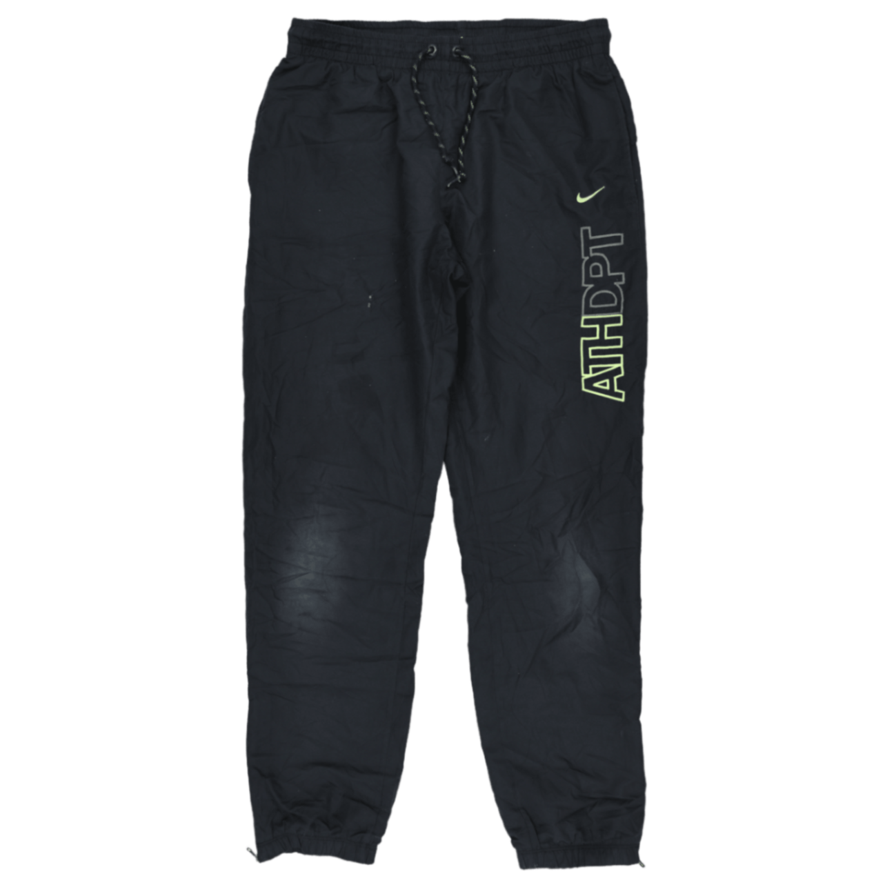 Nike Athletic Department Black Joggers Men's Medium 44 Waist 76 Inseam Polyester