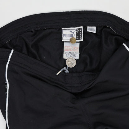 PUMA Black Track Trousers Men's Size Small 36 Waist 76 Inseam Polyester Blend