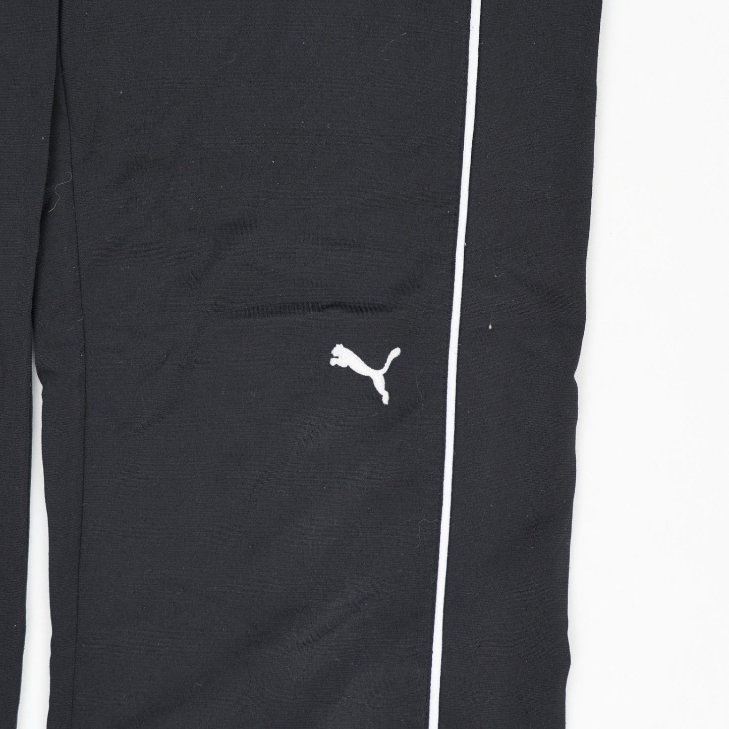 PUMA Black Track Trousers Men's Size Small 36 Waist 76 Inseam Polyester Blend