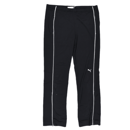 PUMA Black Track Trousers Men's Size Small 36 Waist 76 Inseam Polyester Blend