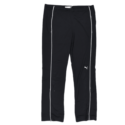 PUMA Black Track Trousers Men's Size Small 36 Waist 76 Inseam Polyester Blend