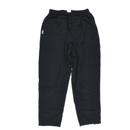 adidas Vintage Black Track Trousers Men's Large 78cm Inseam Polyester Blend