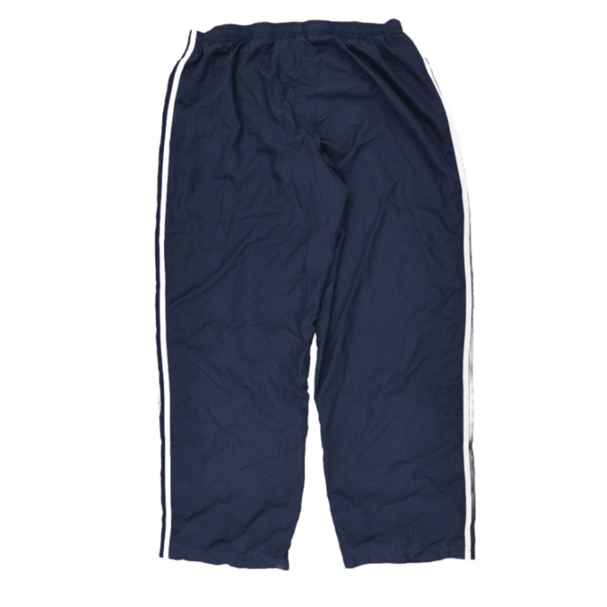 adidas Navy Tracksuit Bottoms Large Polyester Men's Trousers 77 cm Inseam 86 cm Waist