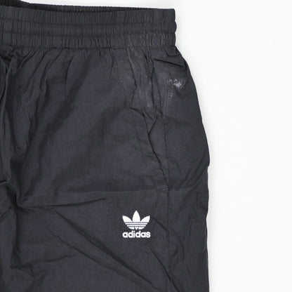 Adidas Originals Black Trefoil Retro Track Pants Medium 76 cm Inseam Polyester Vintage