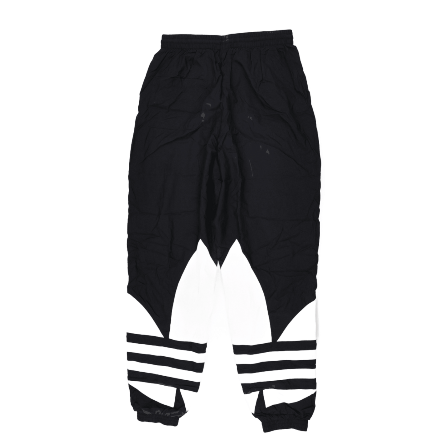 Adidas Originals Black Trefoil Retro Track Pants Medium 76 cm Inseam Polyester Vintage