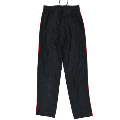 Fila Vintage Track Trousers Black Large Polyester Mens