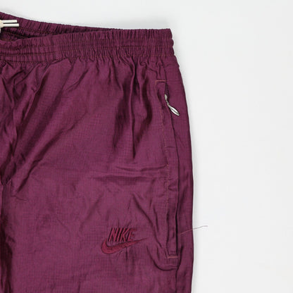 Nike Vintage Track Pants Plum Purple XL 100 Percent Nylon