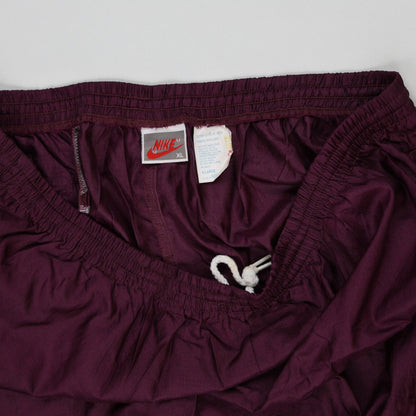 Nike Vintage Track Pants Plum Purple XL 100 Percent Nylon